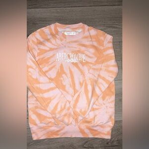 Abercrombie Kids Orange Tie-Dye Sweater